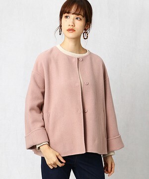 Comme ca Mature ダブルフェイス ショートコート