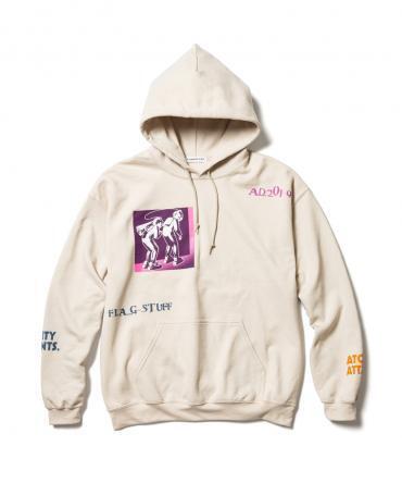 f-lagstuf-f PARTY AGENTS" HOODIE *サンド*"