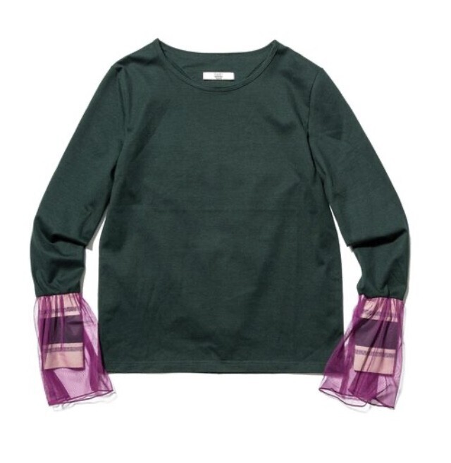 NON TOKYO フリルロングTシャツ
