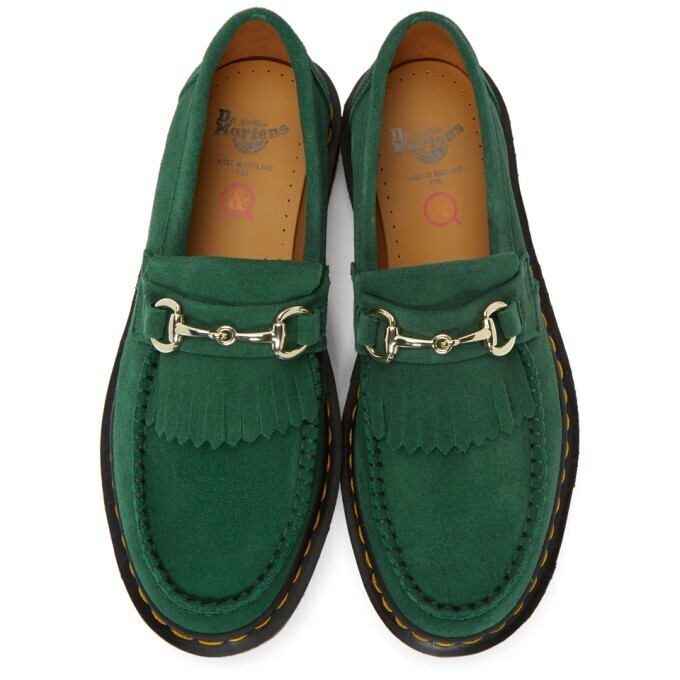 Dr.Martens United Arrows Edition Suede Snaffle Loafers
