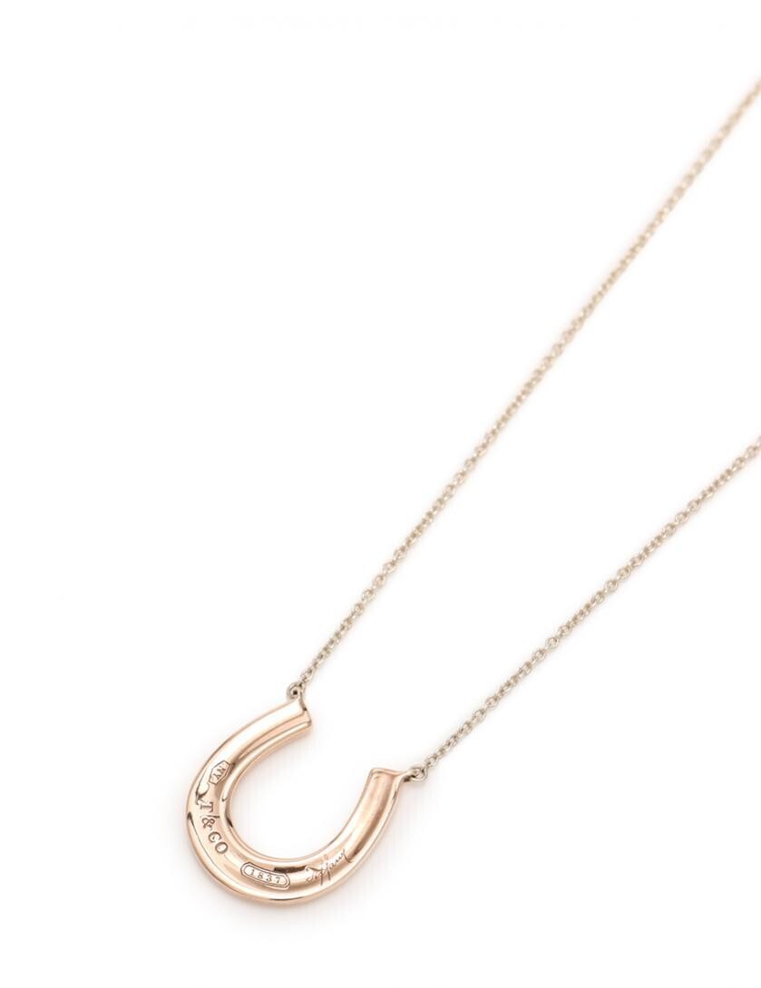 TIFFANY & Co. ホースシューペンダント ネックレス ルベドメタル