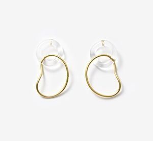 MONDAY EDITION 24ｋ ゴールド クリアピアス