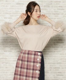 WILLSELECTION 袖FOXファーニット