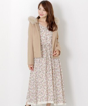 MEW’S REFINED CLOTHES フード付き２WAYショートコート