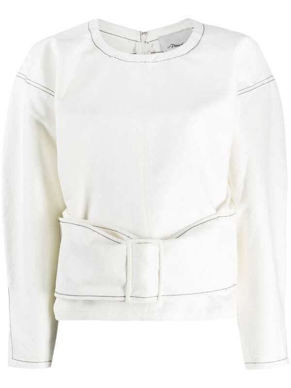 3.1 Phillip Lim ベルテッド トップ