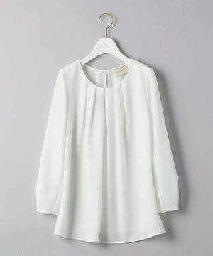 UNITED ARROWS UBCS タック クルーネック ブラウス
