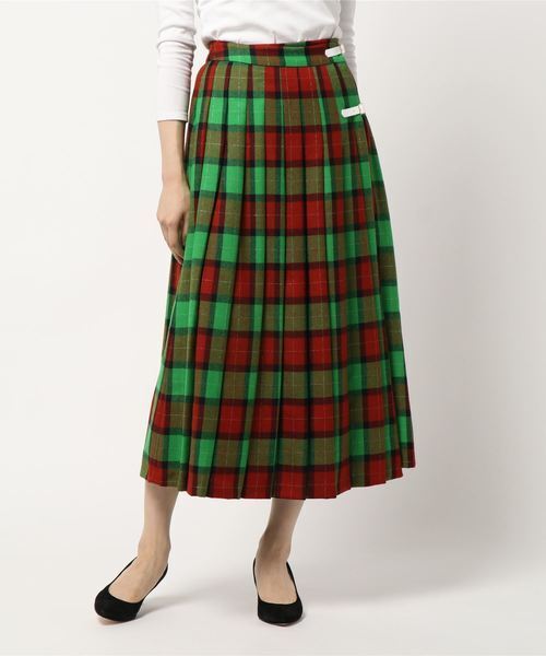 franche lippee レトロチェックキルトスカート
