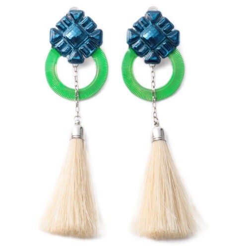 TOGA PULLA fringe earrings