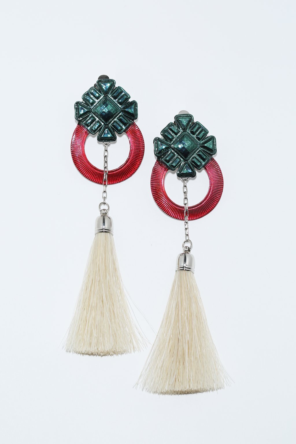 TOGA PULLA fringe earrings