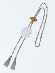 TOGA PULLA METAL CHAIN LOOP TIE