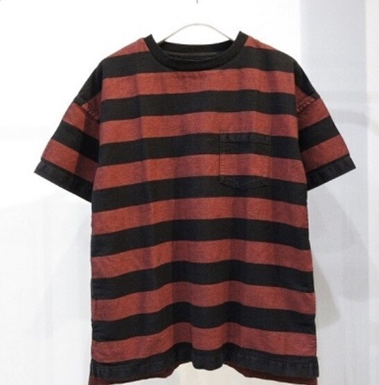 MINEDENIM Bold Border N.Loose T-SH