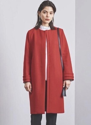 UNITED ARROWS UBCB W/N/CA ノーカラーコート