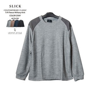 SLICK T/Rフリースミリタリーニット