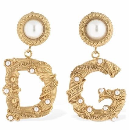 Dolce & Gabbana ゴールドパールイヤリング