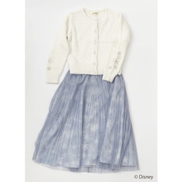 LAISSE PASSE Snoｗプリントスカート