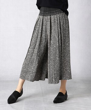 Comme ca Mature ブッチャー ツイードゴムパンツ