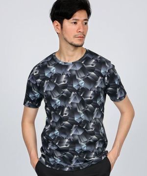 LANVIN en Bleu インクジェットプリント 半袖カットソー