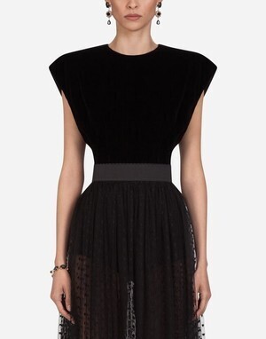 Dolce & Gabbana ノースリーブ ベルベット