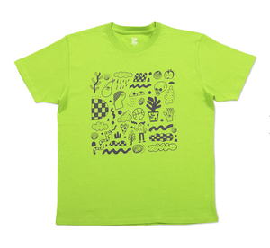 Design Tshirts Store graniph ベーシックTシャツ/ドゥードルデイズ(ライアンバブニス)