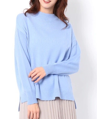 And Couture アンゴラ混ハイネックプルオーバー