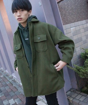 ZIP FIVE ウールCPOビッグシャツジャケット