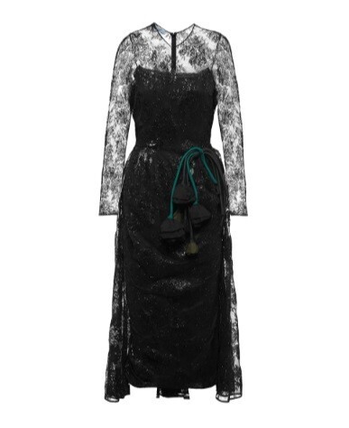 PRADA ラメ入り シャンティリー ドレス