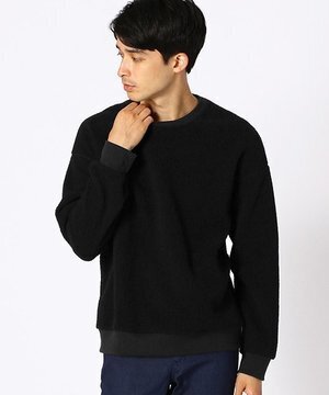 COMME CA ISM ボアクルーネックプルオーバー