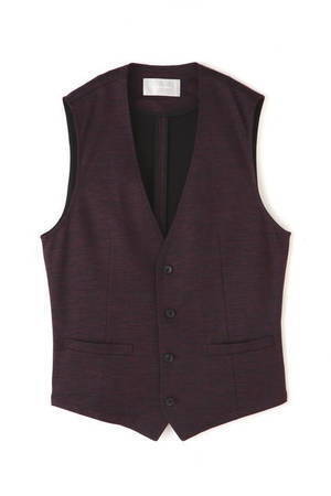 HIGH STREET 麻綿Wフェースジャージベスト