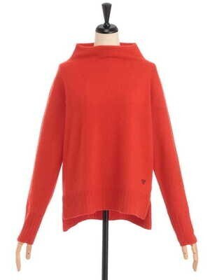 miroir de ensuite Lora&Festaピュアカシミヤモックネックニット