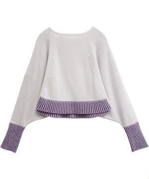 SALT+JAPAN CASHMERE MIX WASHABLE KNIT PULLOVER