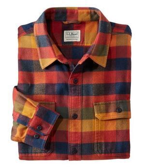 L.L.Bean メンズ オーガニック・コットン・フランネル・シャツ