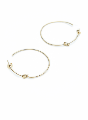 ROOM knot hoop pierce
