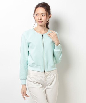 ANAYI クルーネックZIPブルゾン