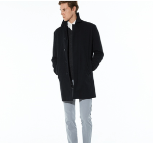 LACOSTE ウールタッチファンクショナルロングコート