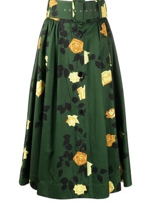 MSGM ベルテッド Aラインスカート