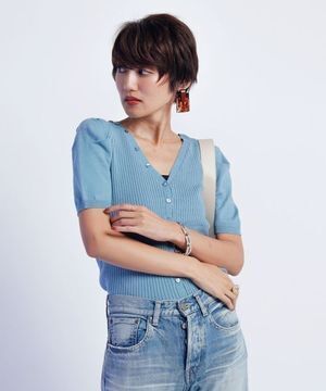 LADYMADE 2WAYニットカーデトップス