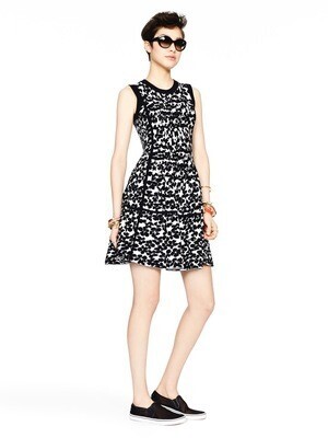 kate spade new york dive right in floral jacquard dress