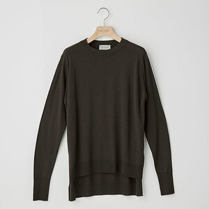 JOHN SMEDLEY バックロング長袖クルーネックニット