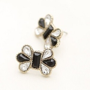 raffia Jewel Casket【JC1371】 / Krone ribbon pierced