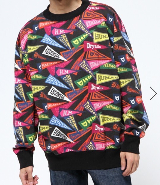 HUMAN MADE PENNANT SWEATHIRT