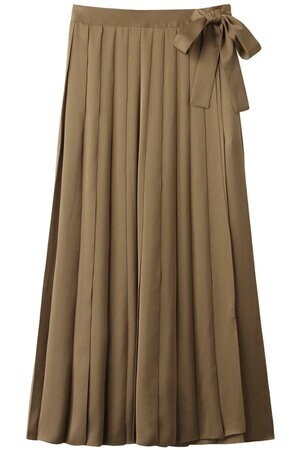 Chaos CRサテンWプリーツロングスカート