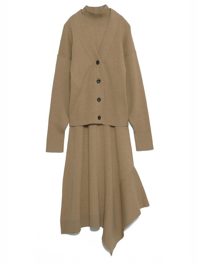 CASA FLINE カーディガンセットニットワンピース