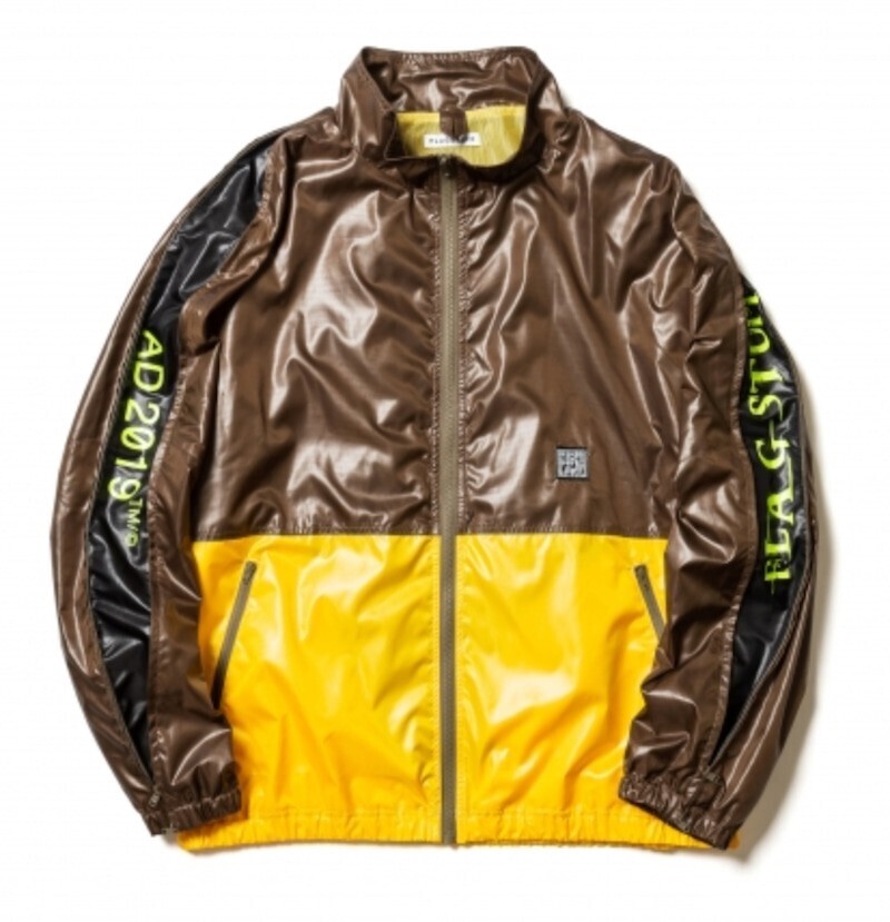 F-LAGSTUF-F TRACK NYLON JKT (OD×YELLOW)