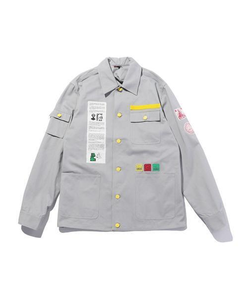 MONKEY TIME APPLIQUE CHORE JKT