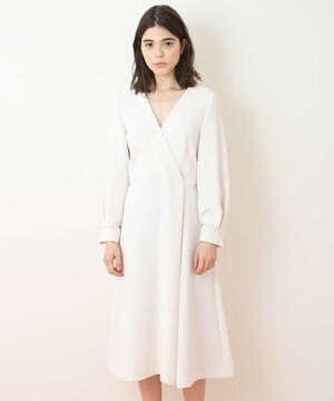 TARA JARMON カシュクール風ドレス
