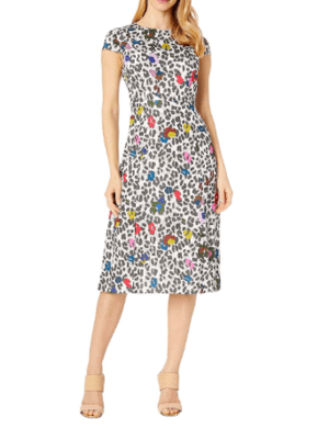 Ted Baker London Stelaar Wilderness Jersey Panel Dress