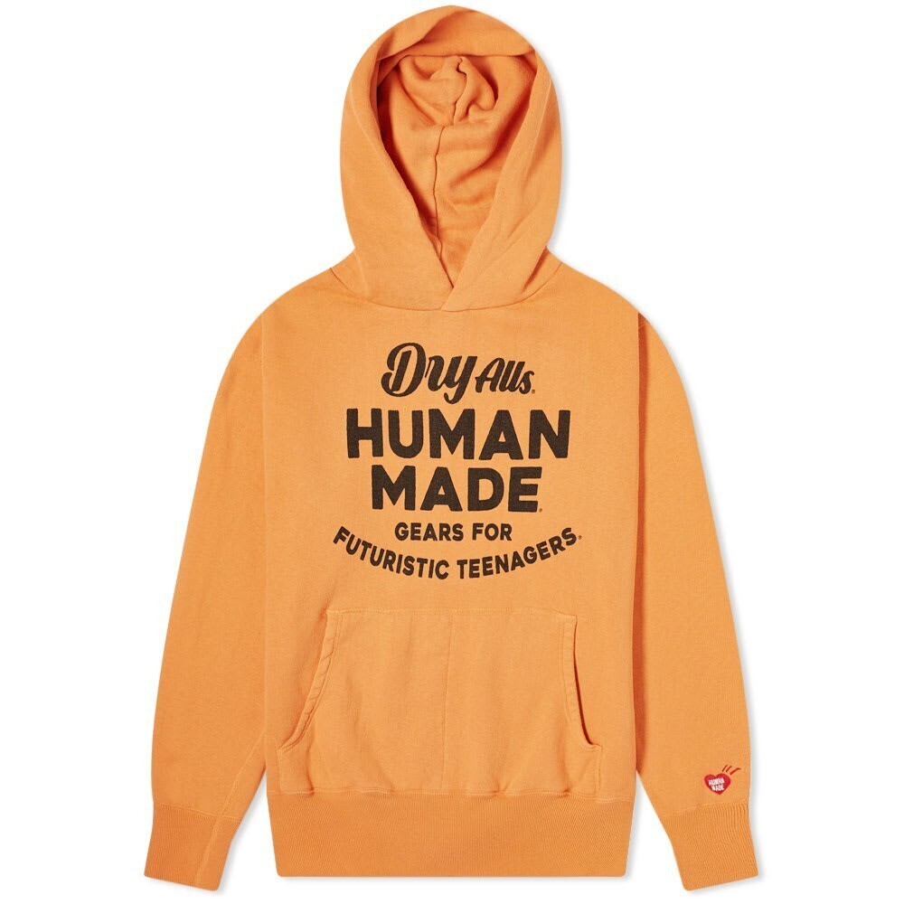 HUMAN MADE POPOVER HOODY ORANGE
