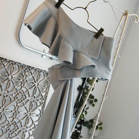 SHIROMA wool frill top