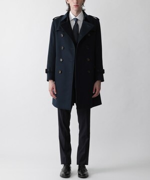 BLACK LABEL CRESTBRIDGE by CRAFTSMAN ウールカシミヤWトレンチコート