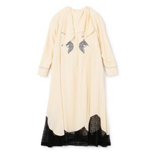 TOGA PULLA Rayon embroidery race dress